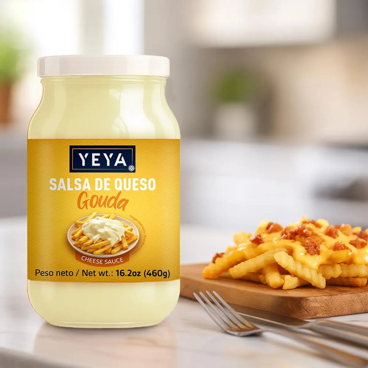 Salsa de queso Gouda YEYA (460 g / 16.2 oz) - Thumbnail 4
