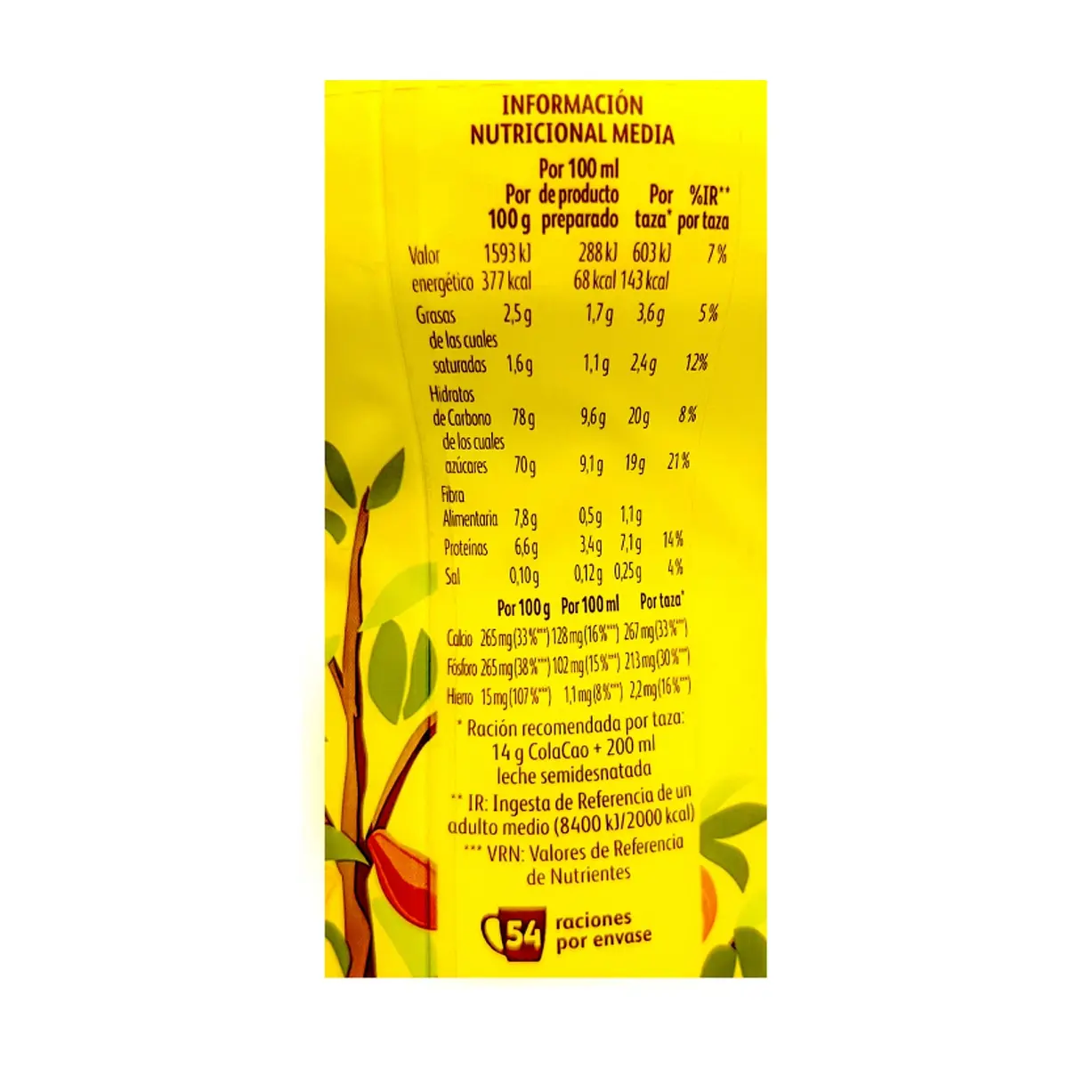 Chocolate en polvo Colacao (760 g / 1.67 lb) - Thumbnail 2