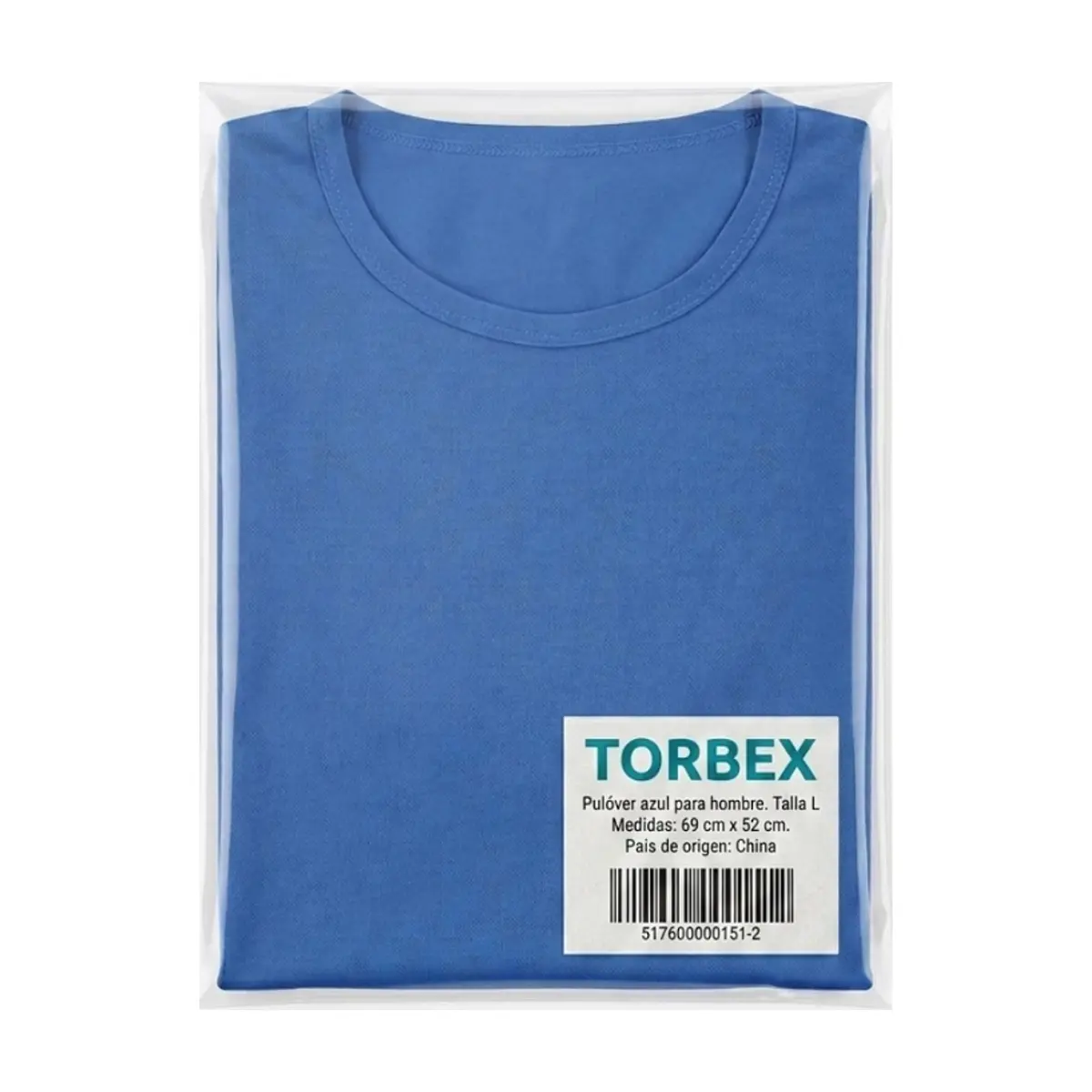 Pulóver azul para hombre Torbex (Talla L) - Thumbnail 2