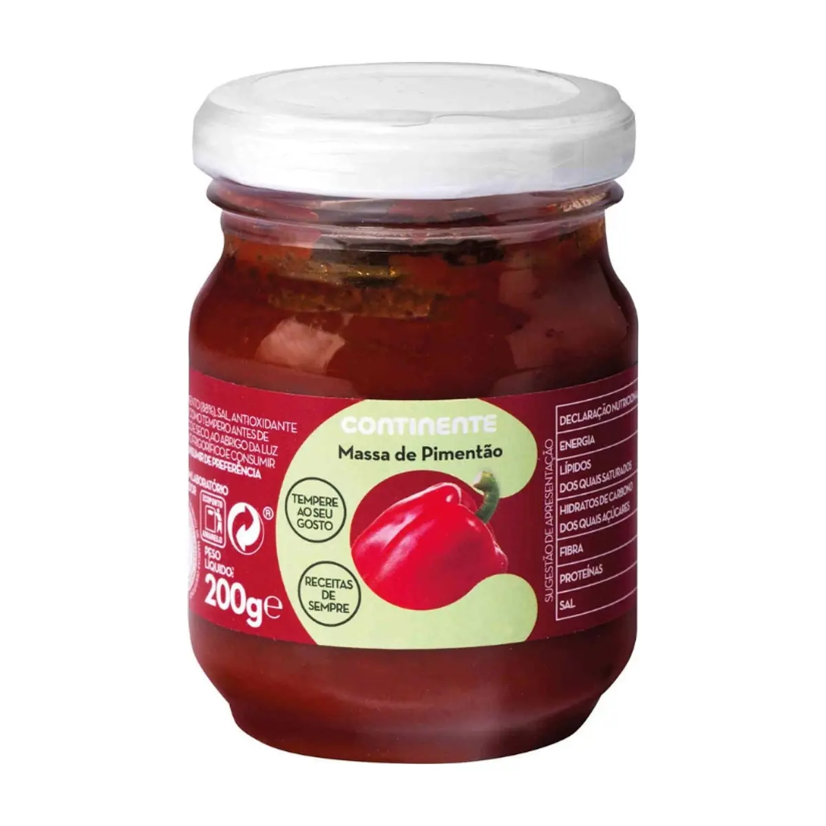 Pasta de pimiento morrón sin gluten Continente (200 g / 7.05 oz)