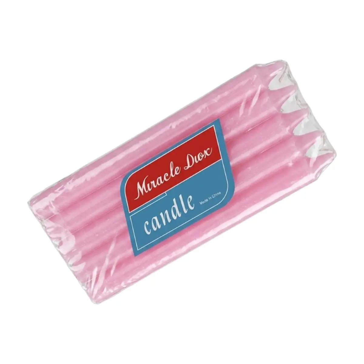 Velas color rosa Miracle Diox (10 U) - Thumbnail 2