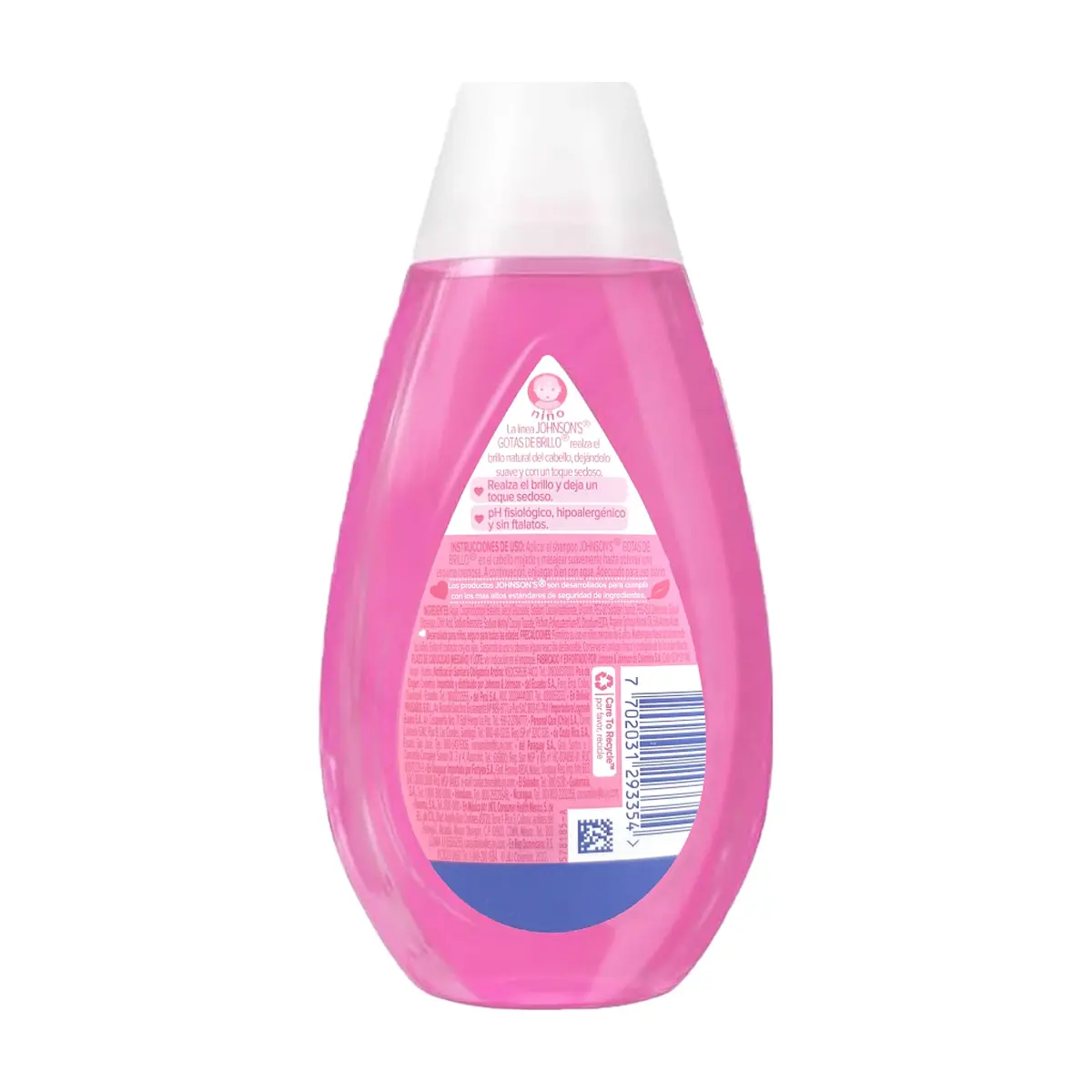 Champú para bebés gotas de brillo Johnson's (200 ml) - Thumbnail 2