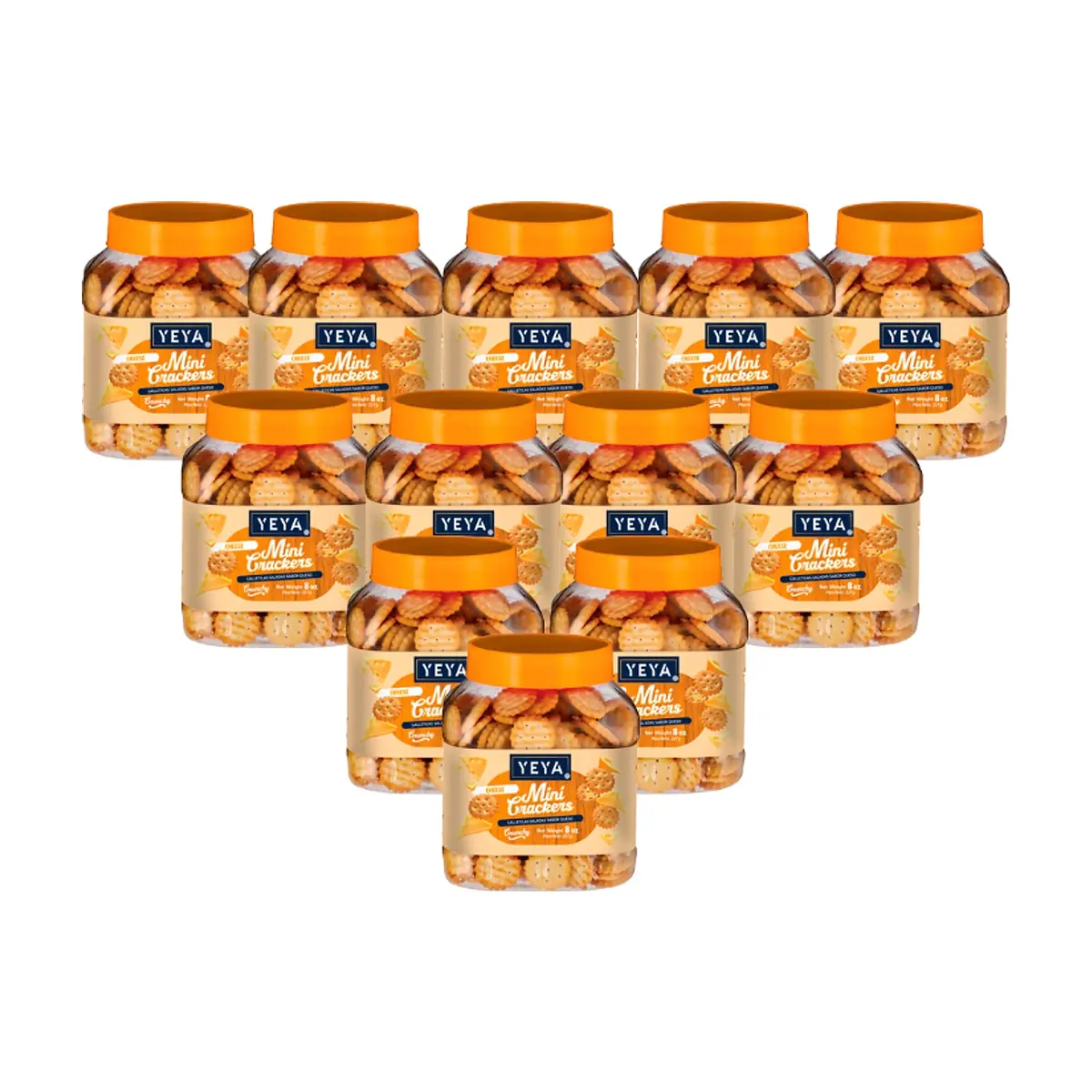 Galleticas saladas sabor queso YEYA (12 x  227 g )