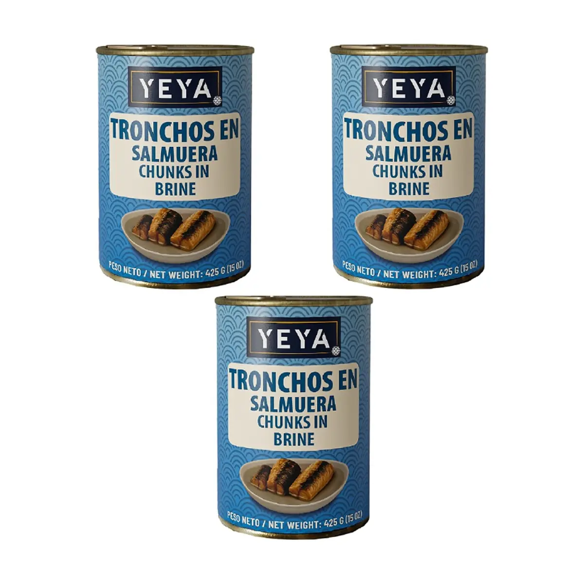 Tronchos en salmuera YEYA (3 X 425 g / 15 oz)