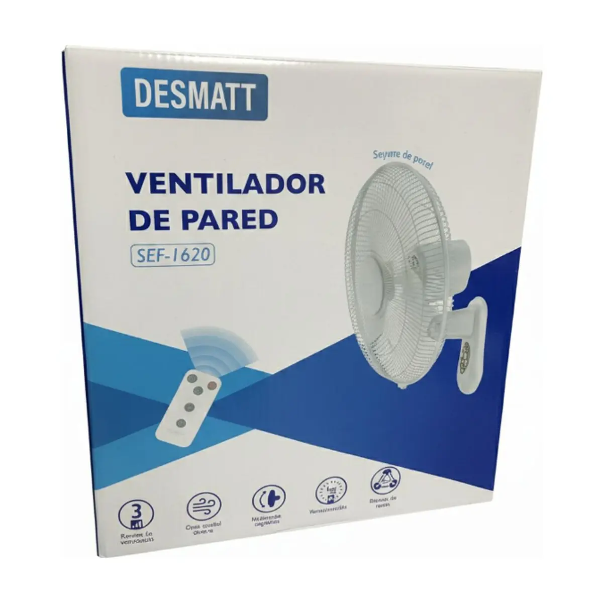 Ventilador de pared 16'' Desmatt SEF-1620 - Miniatura 3