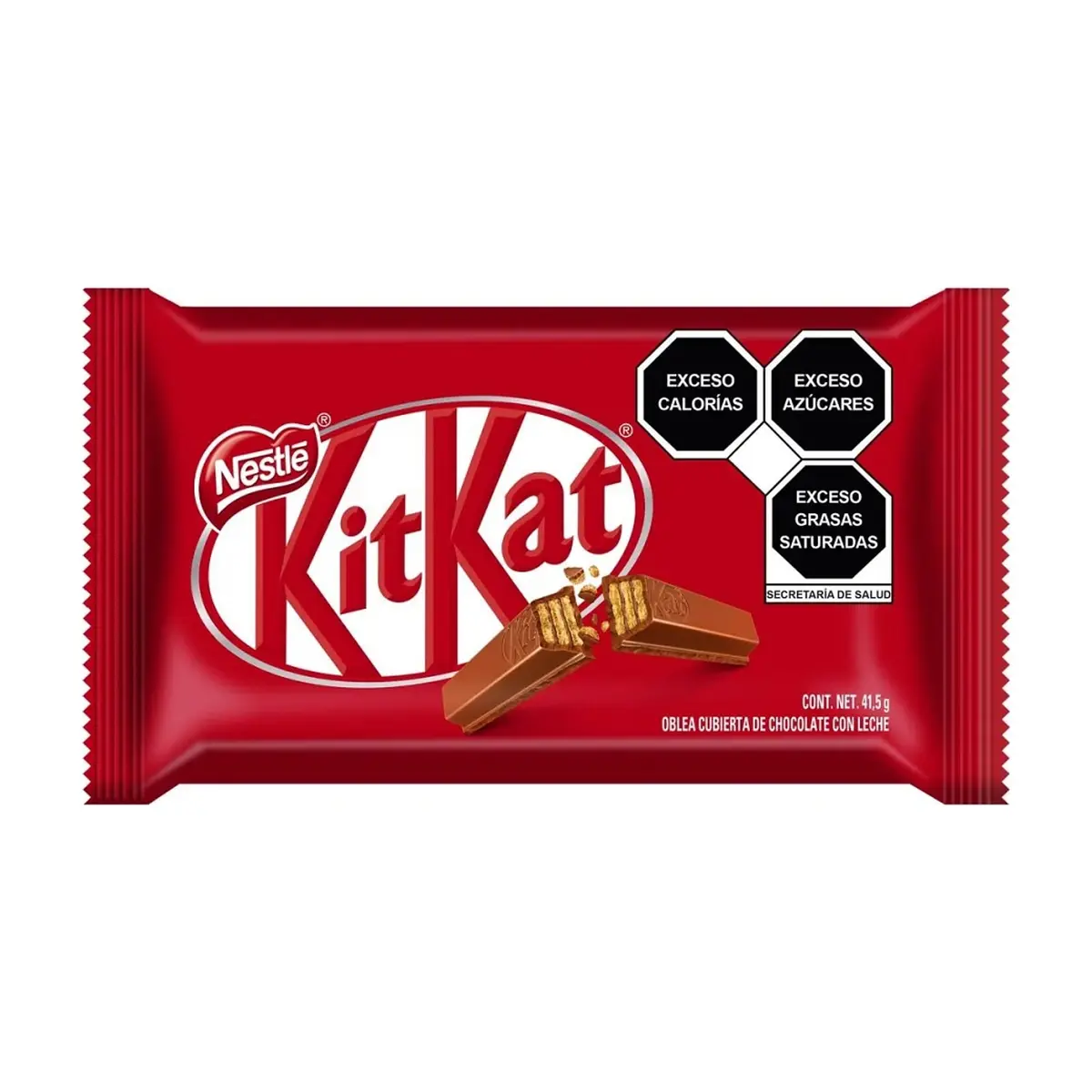 Chocolate con leche KitKat (41.5 g / 1.46 oz)