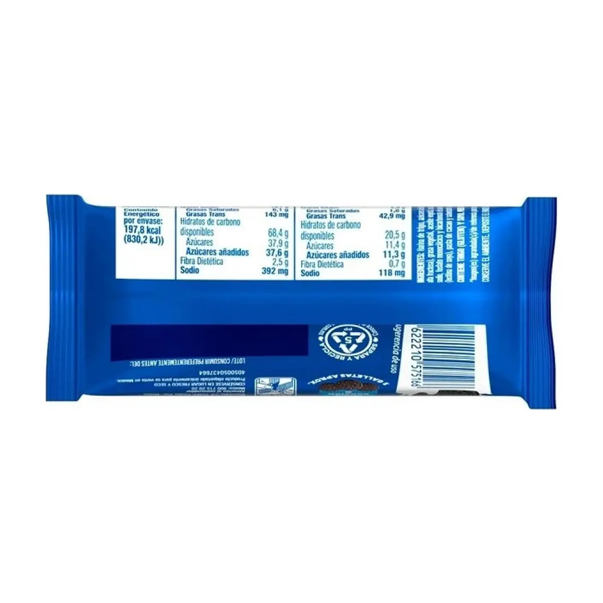 Galleta sándwich sabor a chocolate con relleno cremoso sabor a vainilla Oreo (42 g / 1.48 oz) - Thumbnail 2