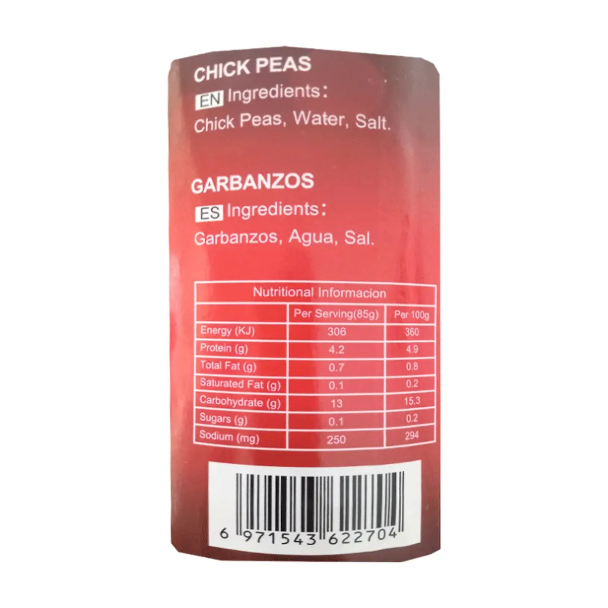Garbanzos enlatados La Sabrosa (2 x 425 g / 14.99 oz) - Thumbnail 4