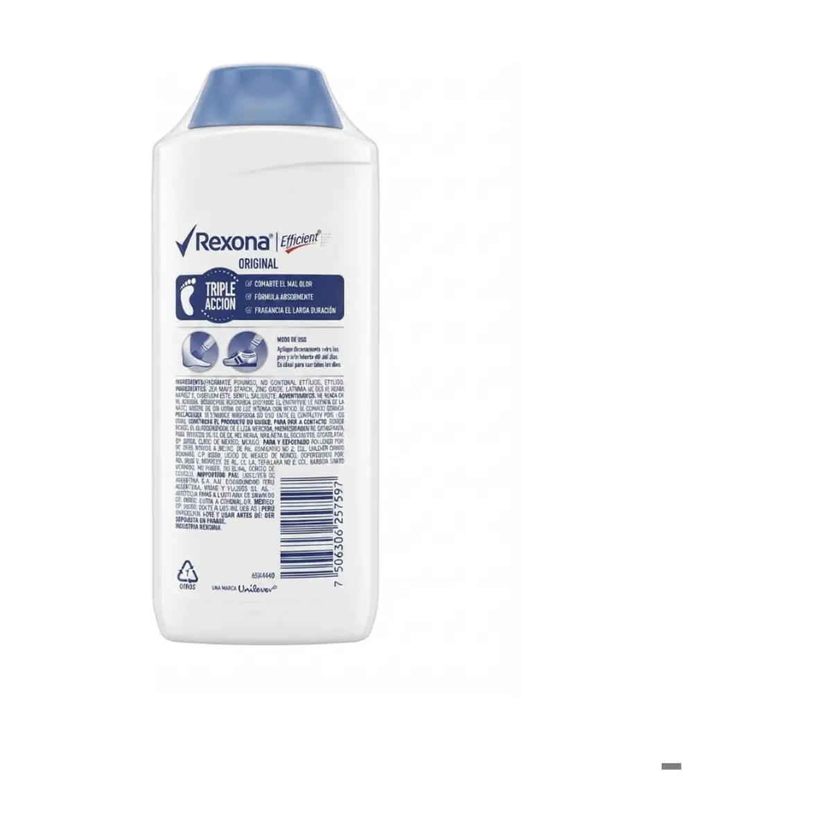 Talco desodorante para pies Rexona (100 g / 3.53 oz) - Thumbnail 3