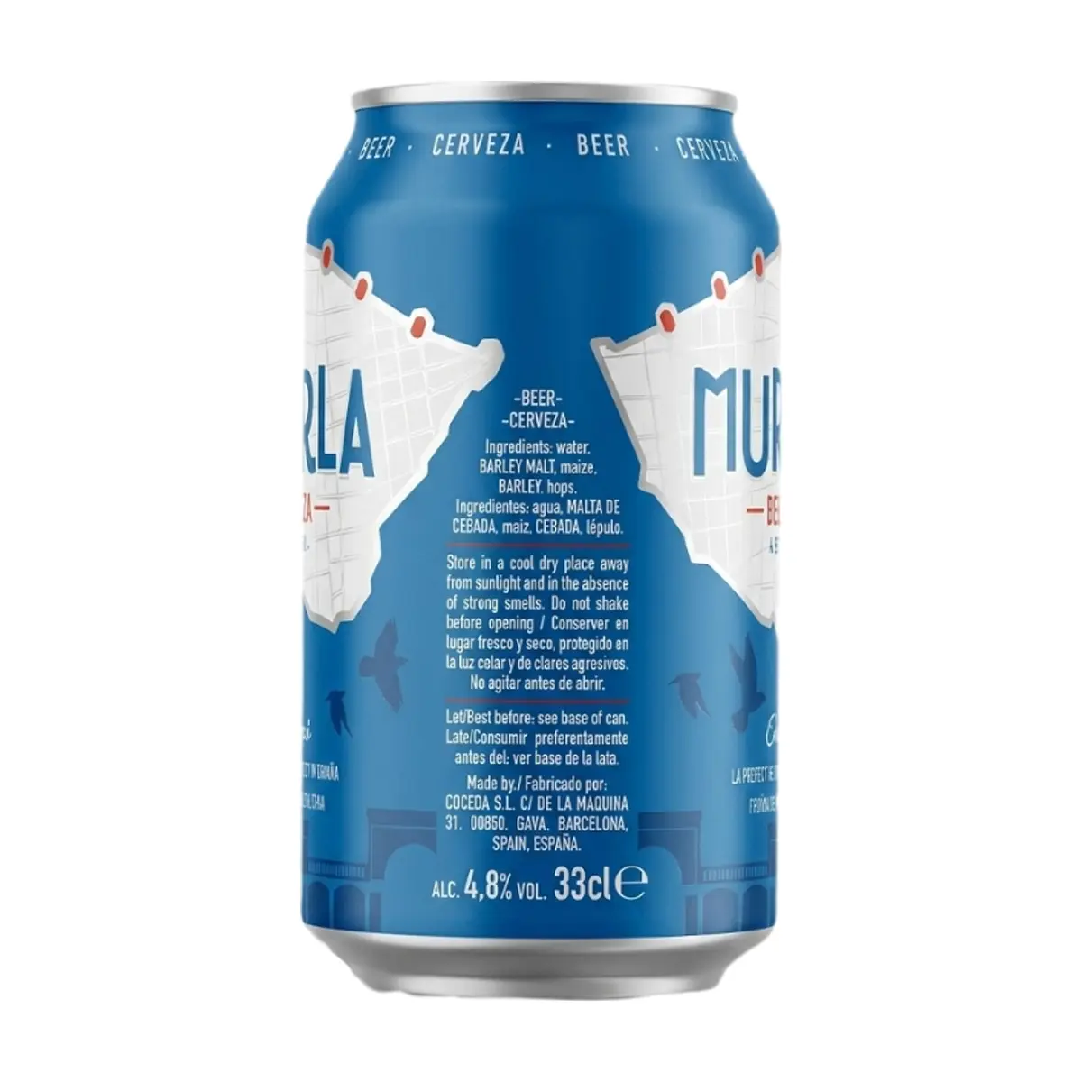 Cerveza lager La Muralla (330 ml) - Thumbnail 2