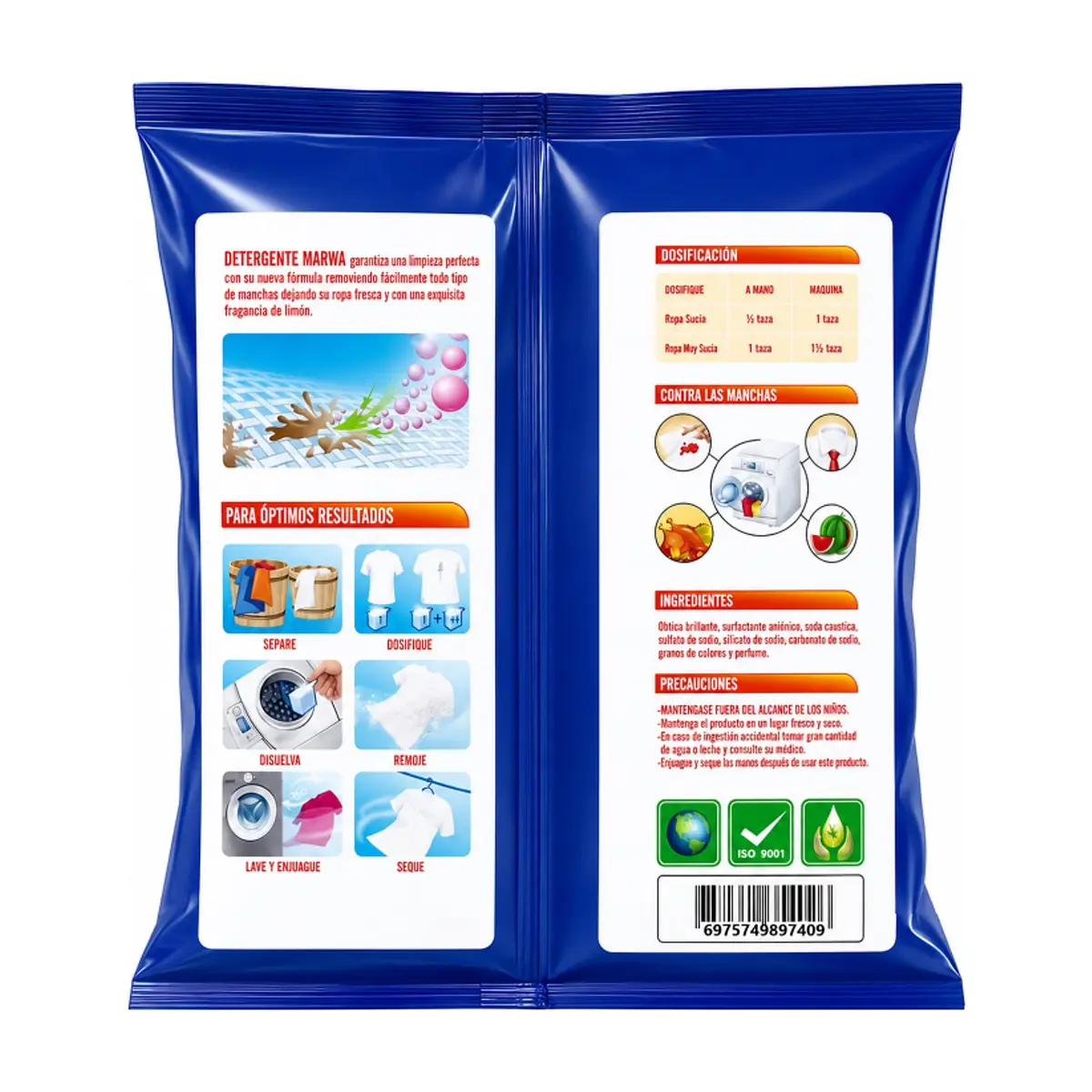 Detergente en polvo Ultra Oxi-Power Marwa (400 g / 14.1 oz) - Thumbnail 2