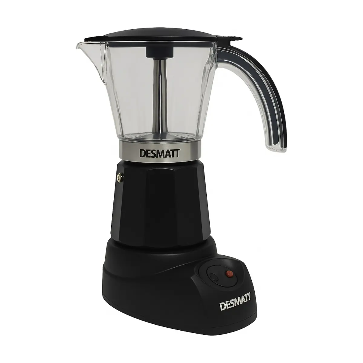 Cafetera eléctrica negra de 6 tazas Desmatt KCM-006 - Miniatura 1