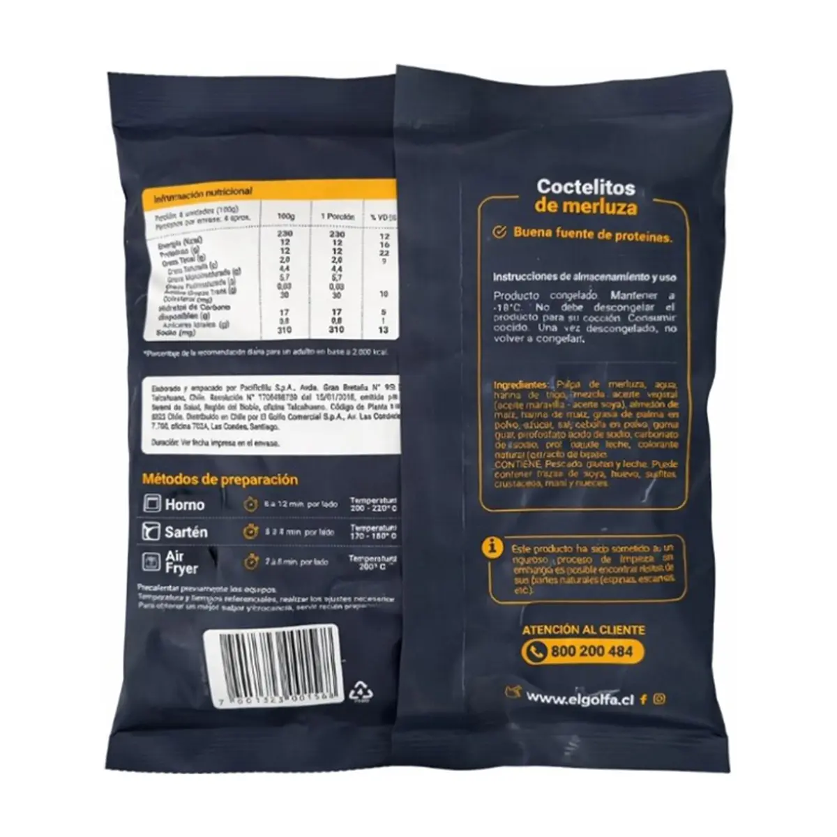 Coctelitos -nuggets- de merluza El Golfo (400 g / 14.1 oz) - Thumbnail 4