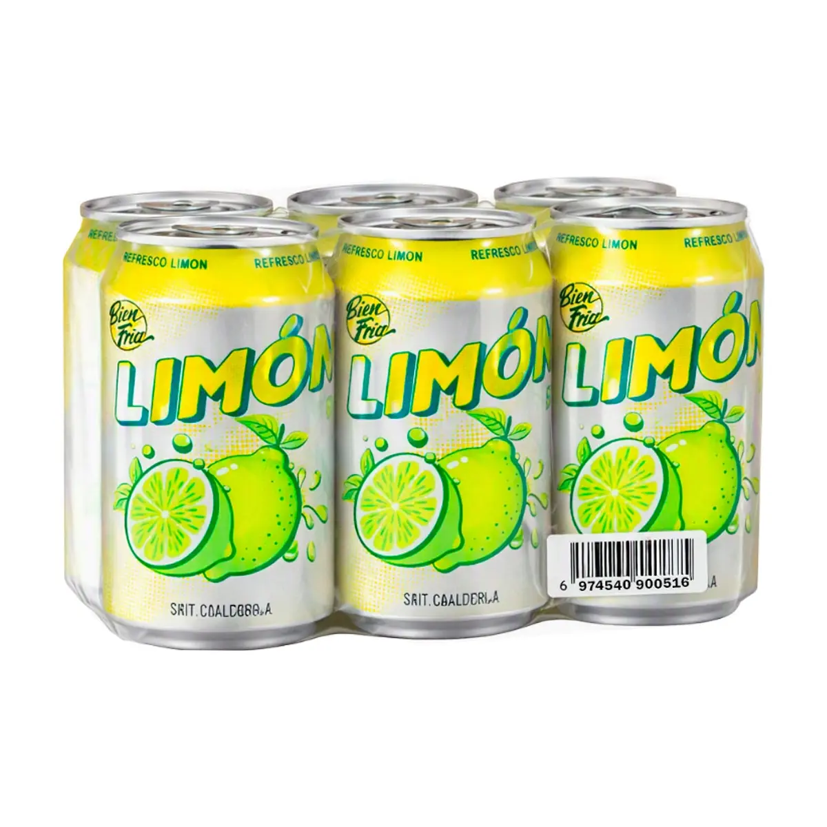 Refresco gaseado de limón Bienfría (6 x 330 ml / 11.2 fl oz) - Miniatura 1