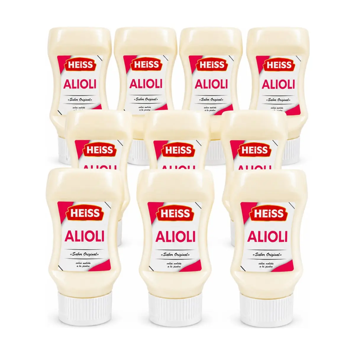 Mayonesa Alioli Heiss (10 x 260 g / 9.7 oz)