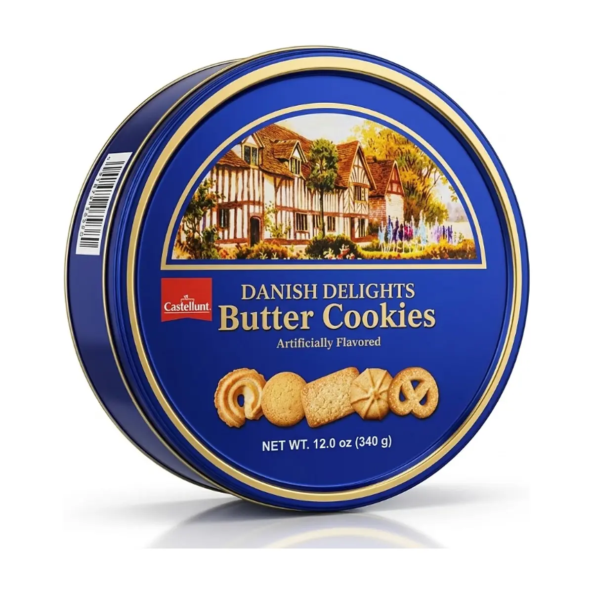 Galletas de mantequilla danesas originales Castellum (340 g / 12 oz)