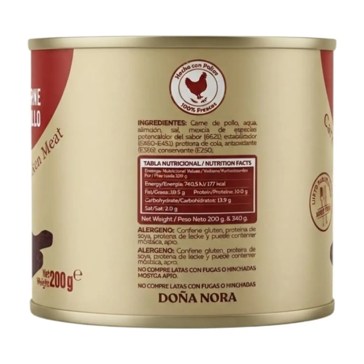 Carne de pollo para fiambre Doña Nora (200 g / 7.05 oz) - Miniatura 5