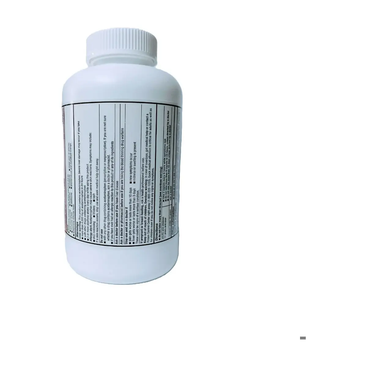 Acetaminofén sin aspirina 500 mg Major (1000 cápsulas) - Thumbnail 3