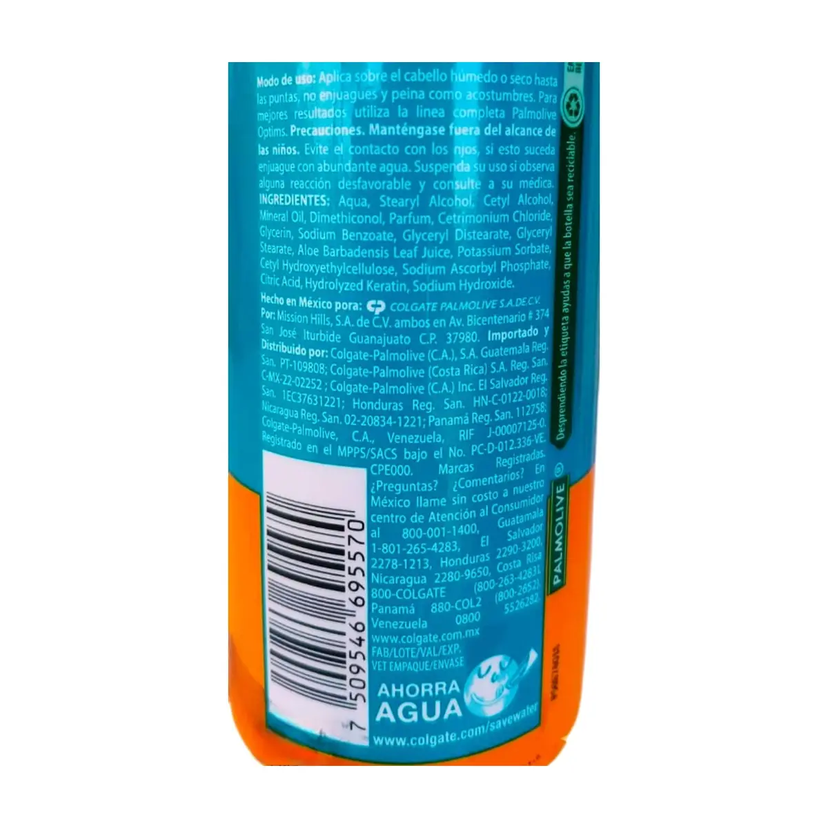 Crema para peinar Vital Keratina + Vitamina C Palmolive Optims (250 ml) - Thumbnail 2