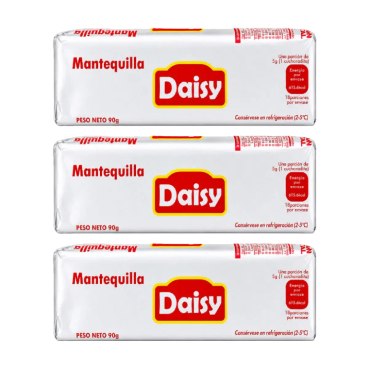 Mantequilla Daisy (3 x 90 g / 3.17 oz) - Imagen 1
