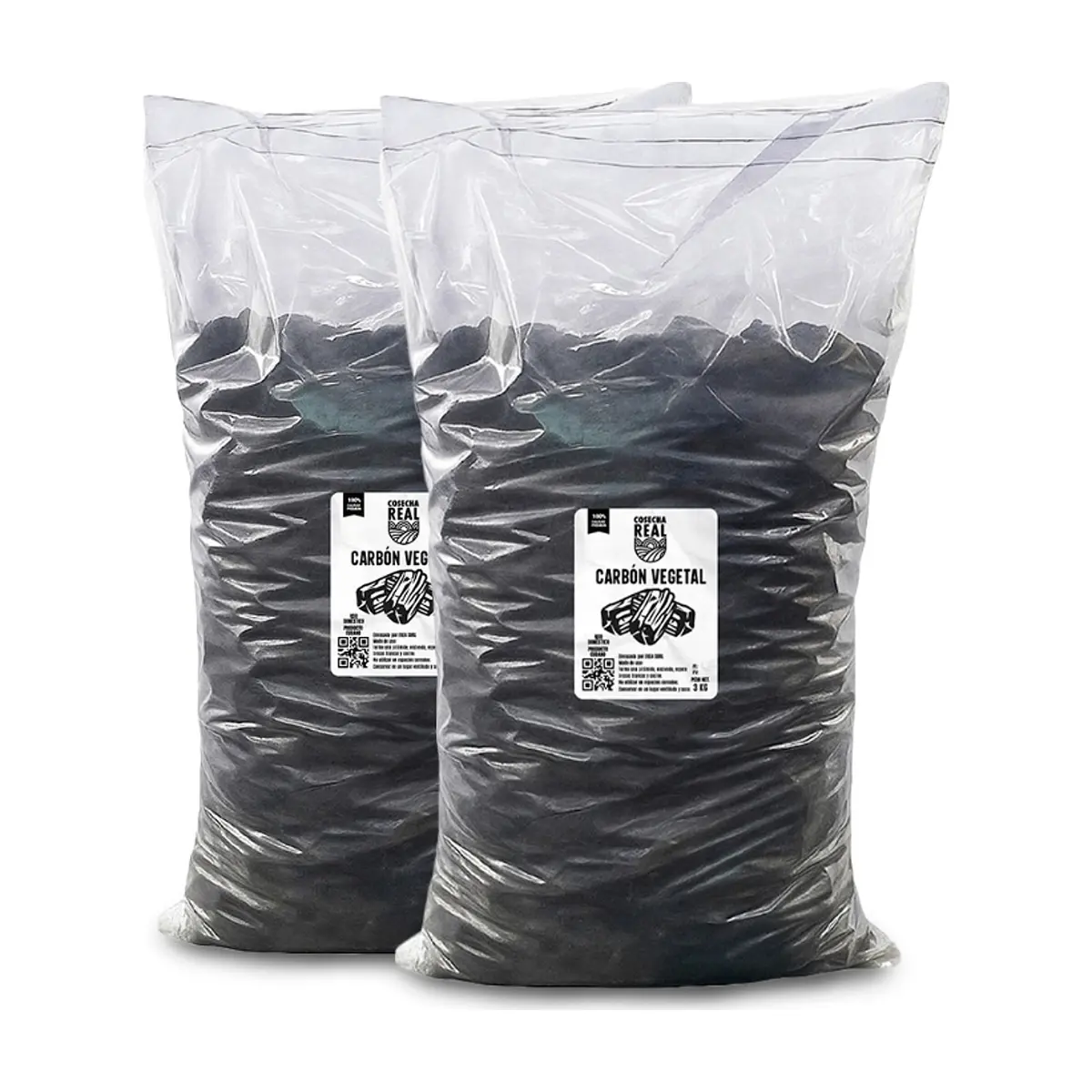 Carbón vegetal Cosecha Real (2 x 3 kg / 6.6 lb)