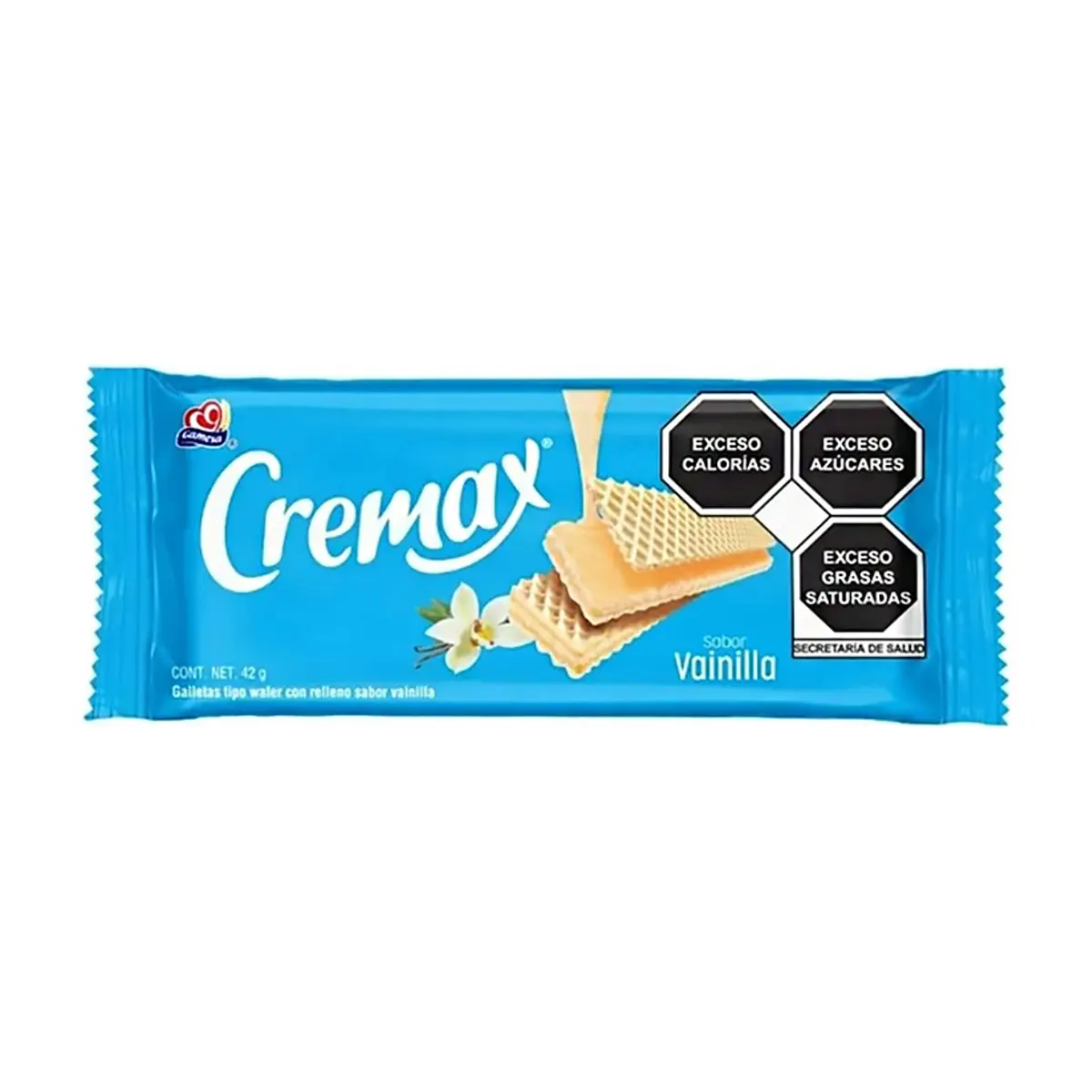 Galletas tipo wafer con relleno sabor a vainilla Gamesa Cremax (42 g / 1.48 oz)