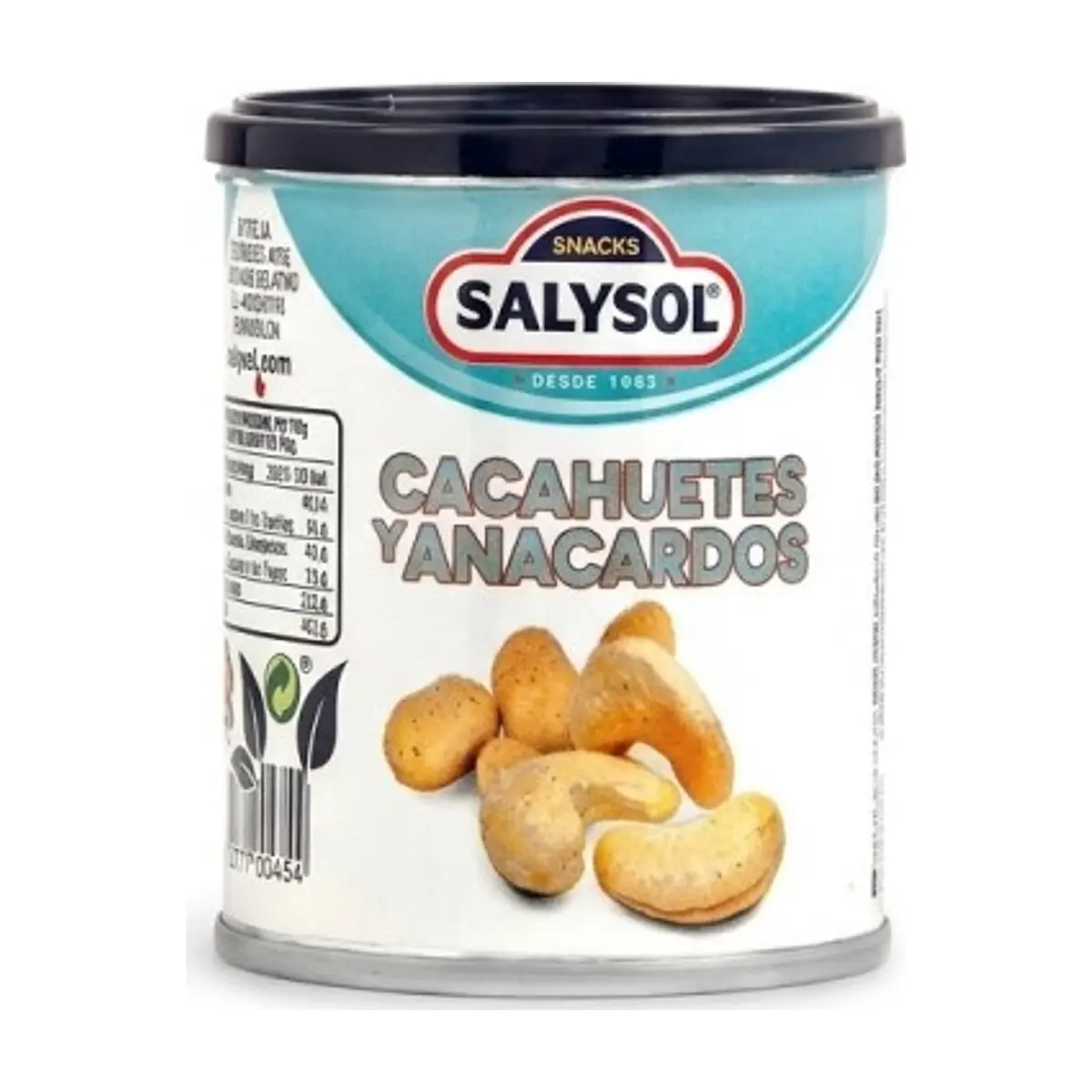 Lata de Anacardos y Cacahuetes (60g) SALYSOL