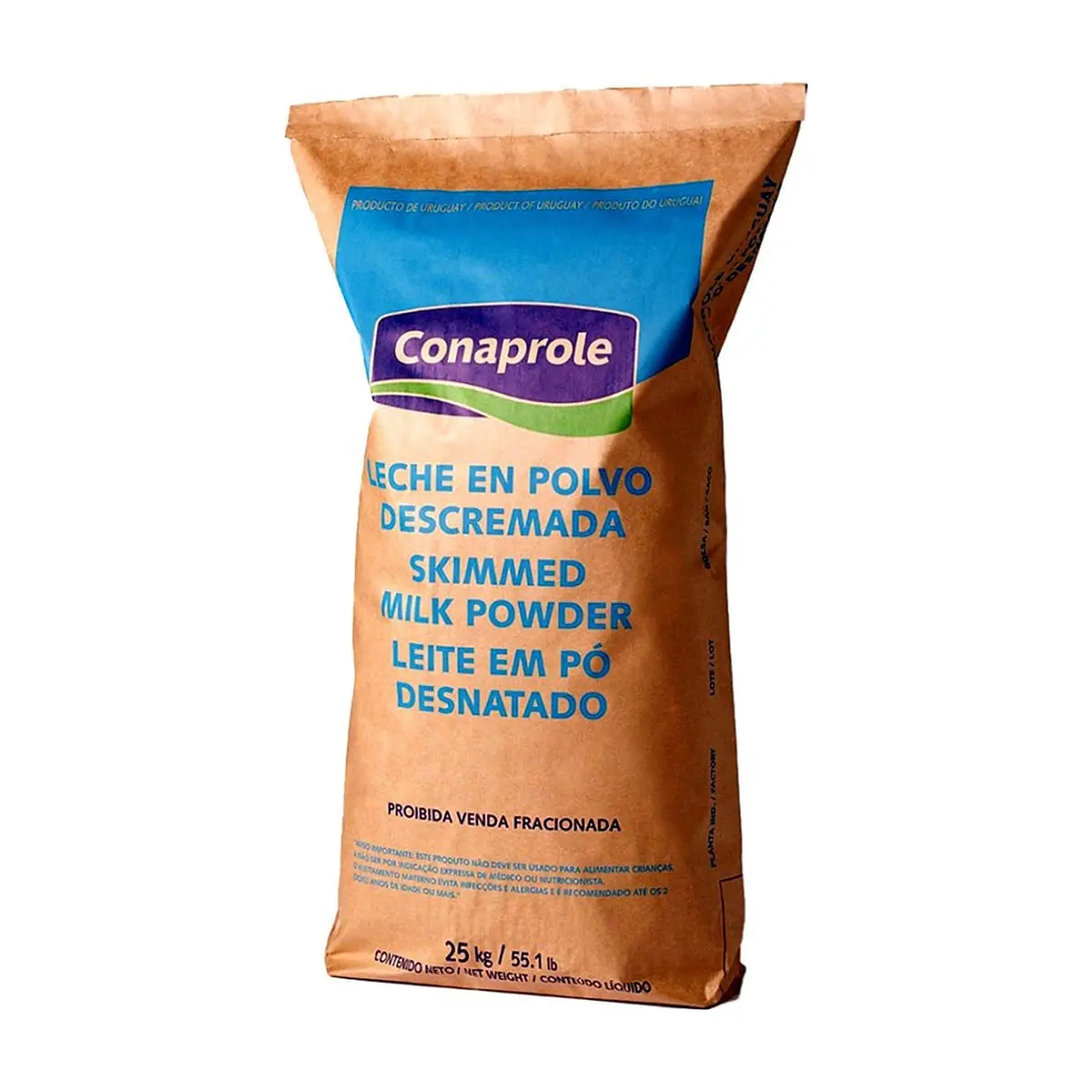 Leche en polvo descremada Conaprole (25 kg / 55.10 lb)