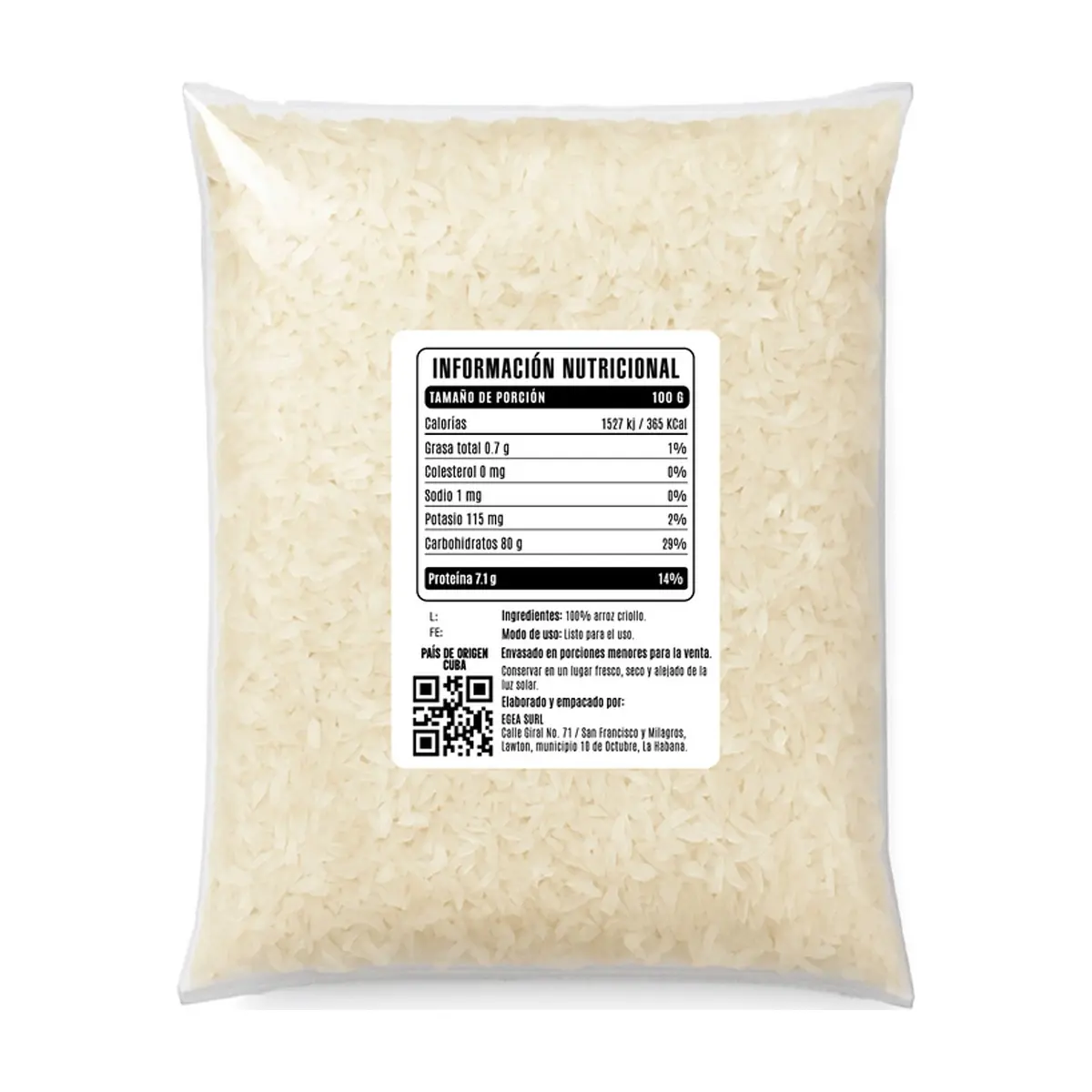 Arroz criollo Cosecha Real (4 x 454 g / 1 lb) - Thumbnail 3