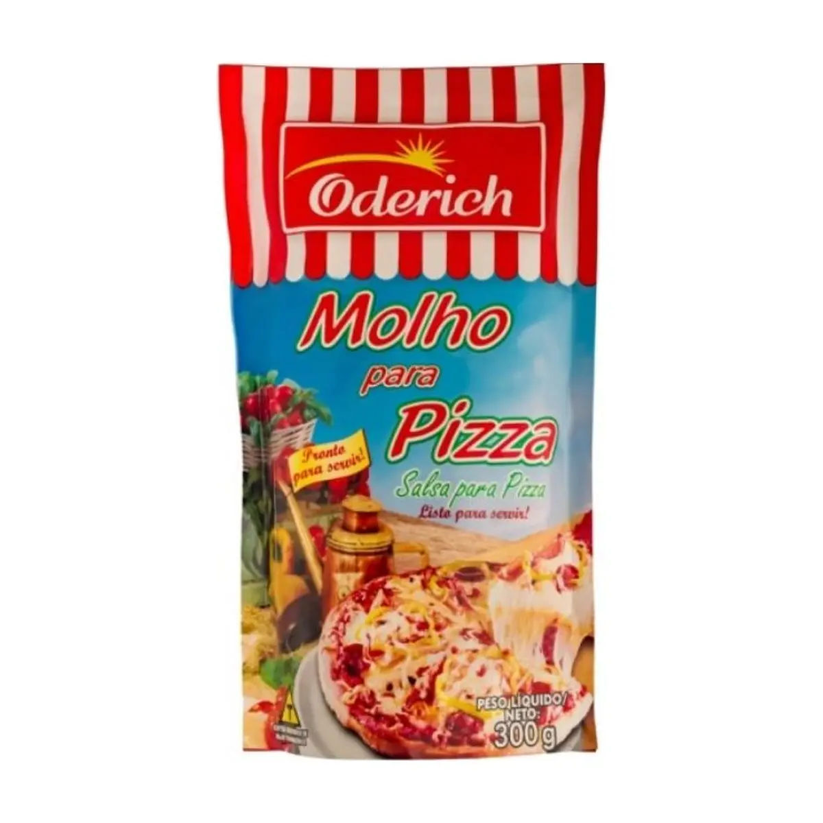 Salsa Tradicional para Pizza (300 gr) ODERICH