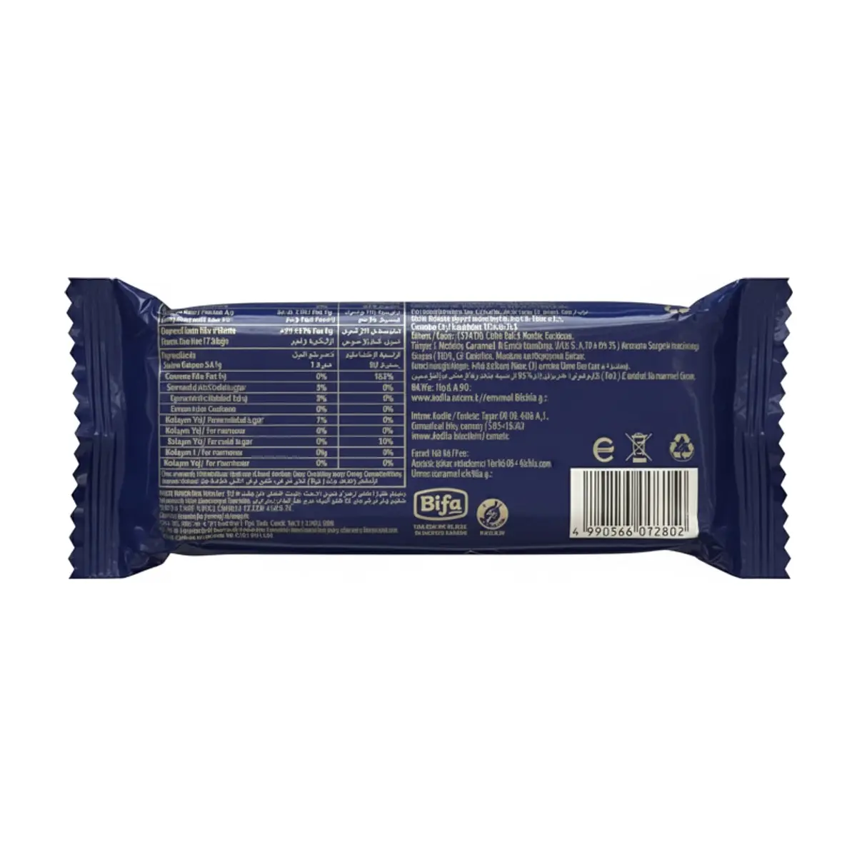 Galletas rellenas de caramelo y cubiertas de chocolate Niks Bifa (50 g / 1.76 oz) - Thumbnail 2