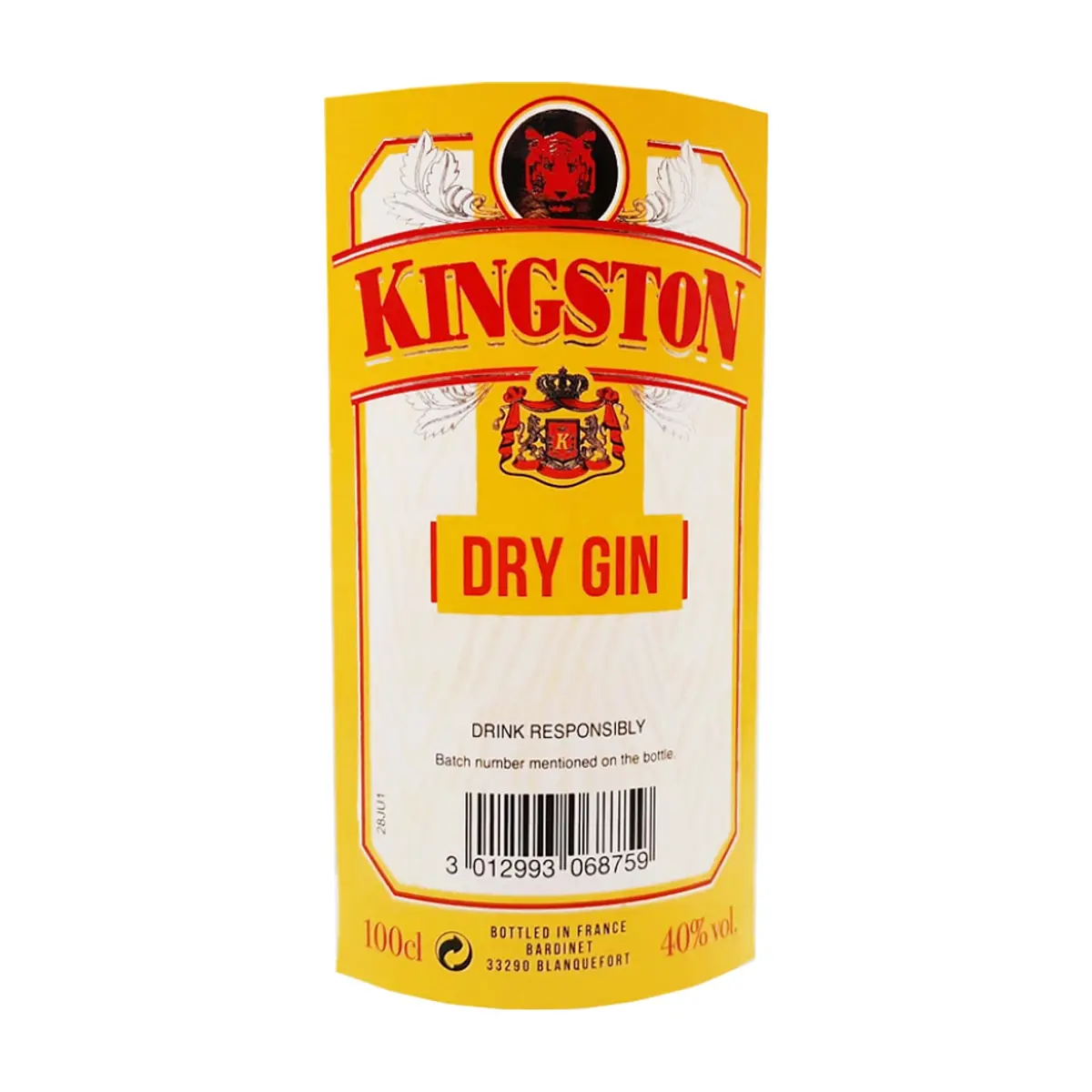 Ginebra seca Kingston (1 L) - Thumbnail 2