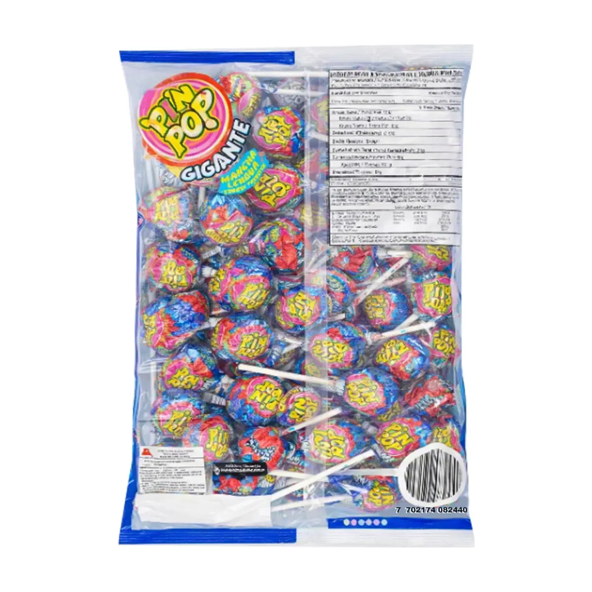 Paquete de Chupa chupa sabores surtidos XXXL Pin Pop (1.10 kg / 2.43 lb) - Thumbnail 3