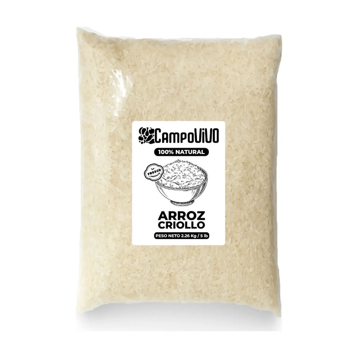 Arroz criollo Campo Vivo (2.26 kg / 5 lb)