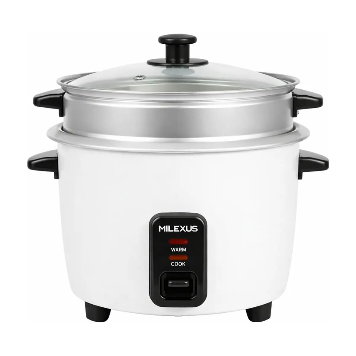 Olla arrocera eléctrica 2.2 L blanca Milexus ML-OA-2.2 L