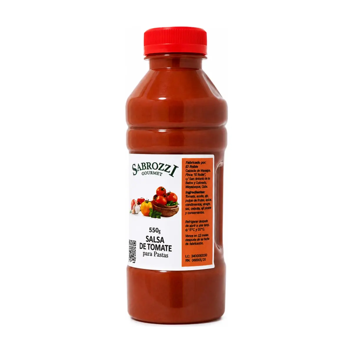 Salsa de tomate para pastas Sabrozzi (550 g / 1.21 lb) - Thumbnail 2