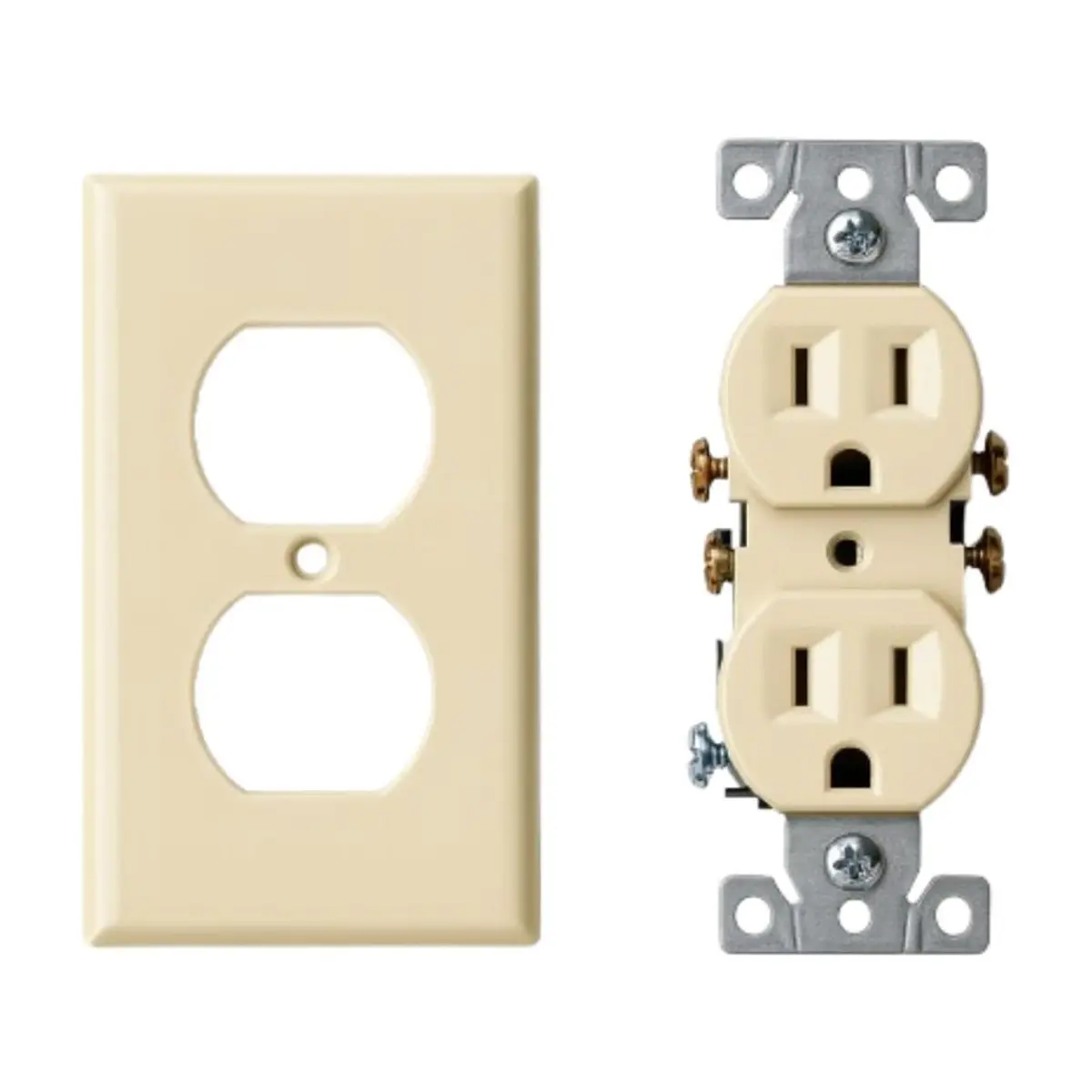 Tomacorriente doble 125 V / 15 A Surtek