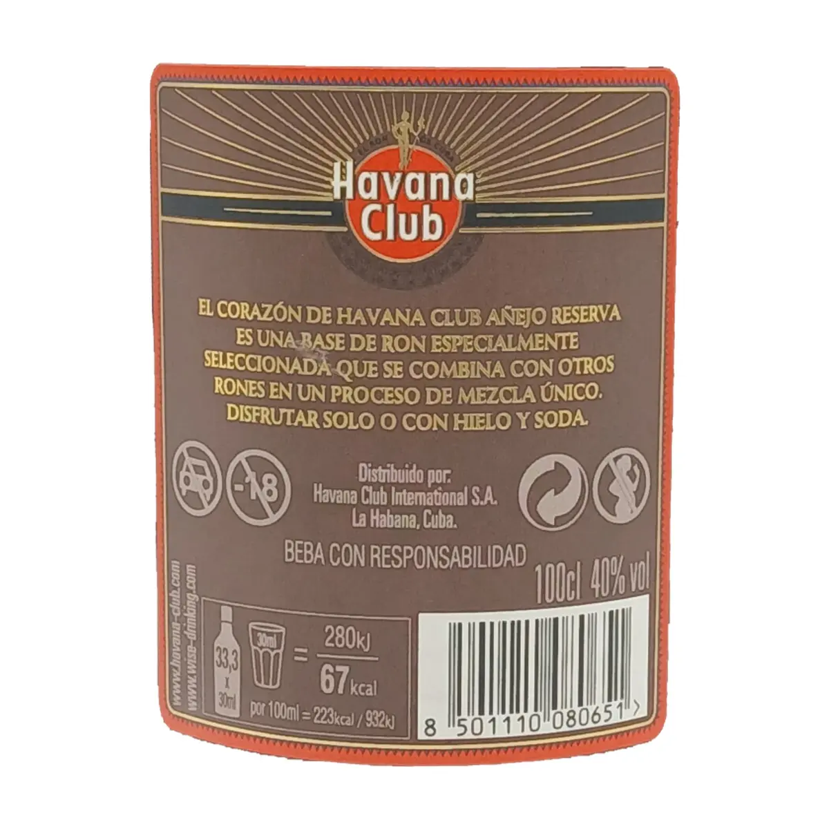Ron Reserva Havana Club (1 L) - Thumbnail 2
