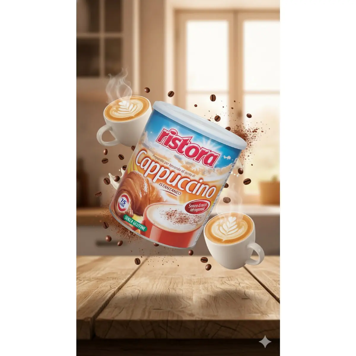 Capuchino instantáneo Ristora (250 g / 8.81 oz) - Thumbnail 5