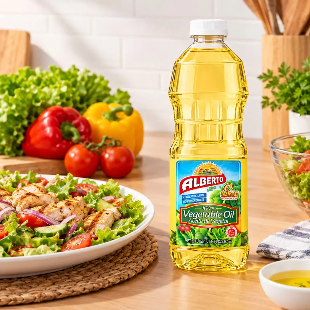 Aceite vegetal Alberto (887 ml) - Thumbnail 4