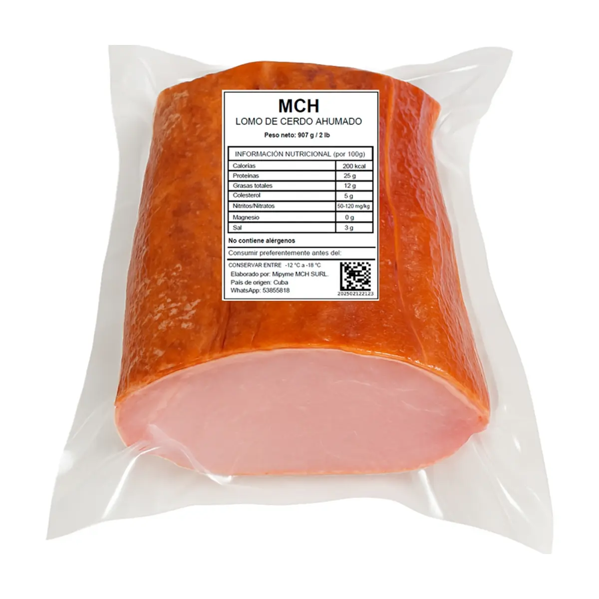 Lomo de cerdo ahumado MCH (907 g / 2 lb)