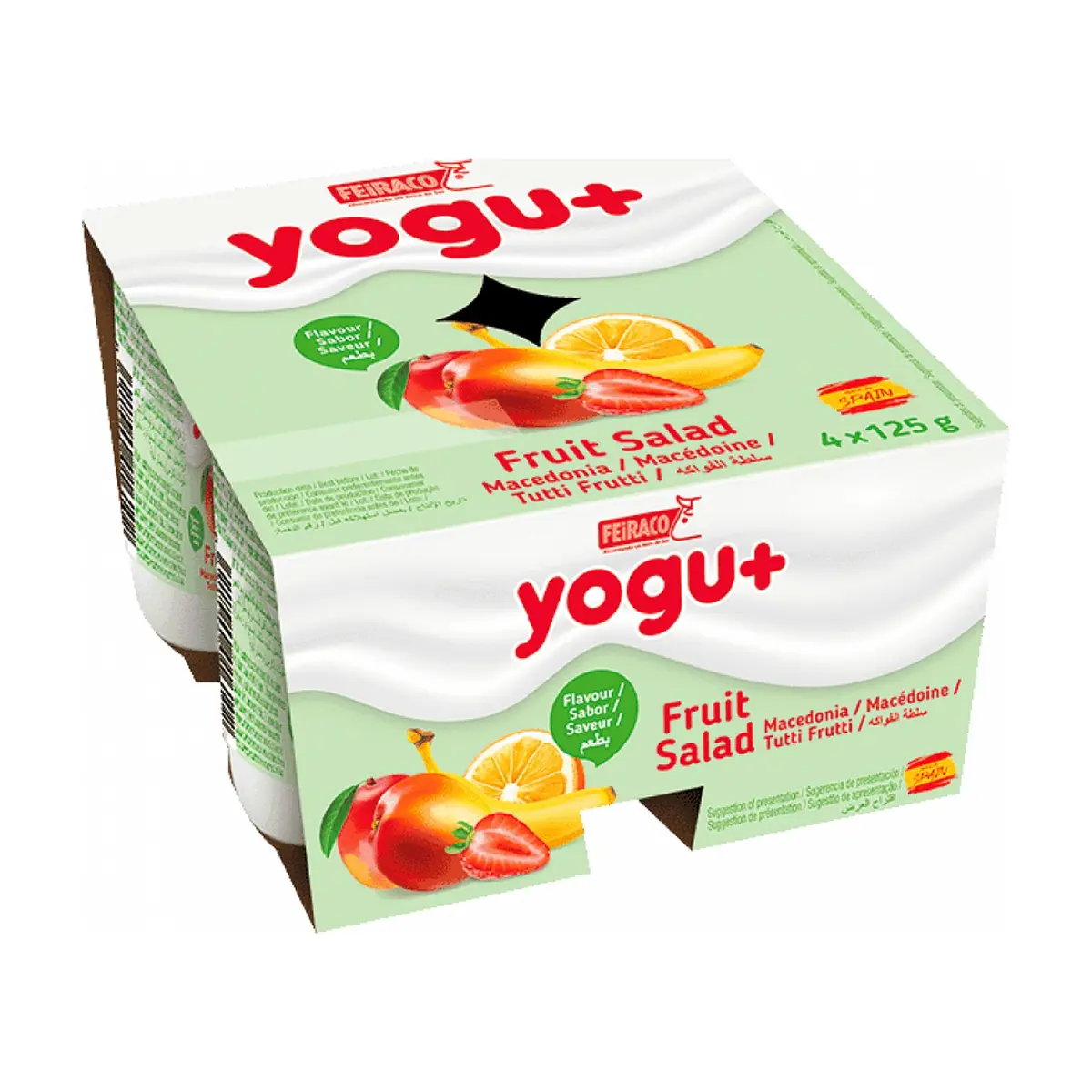 Yogur pasteurizado sabor a macedonia (24 x 125 g) - Miniatura 2
