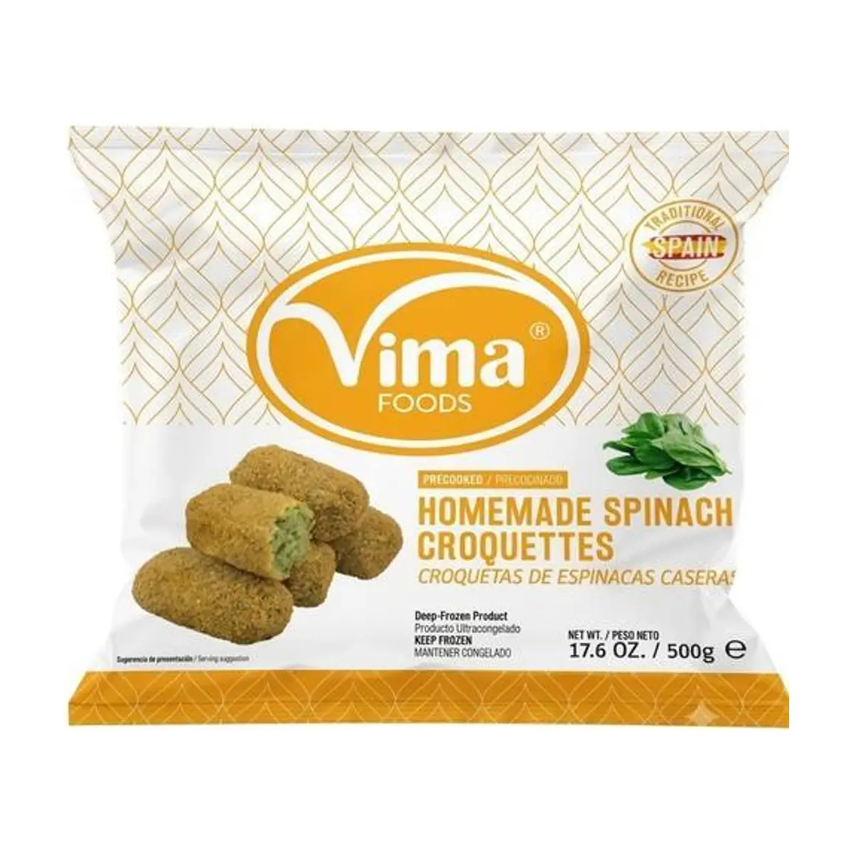 Croquetas Caseras con Espinacas (500g) VIMA