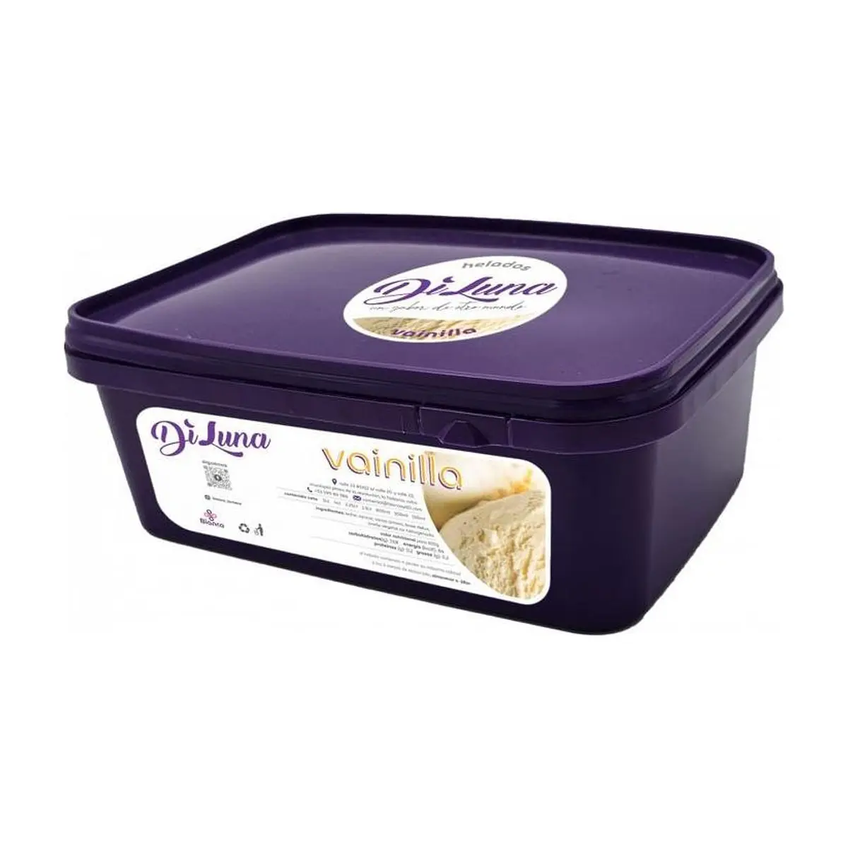 Helado sabor vainilla DiLuna (800 ml)
