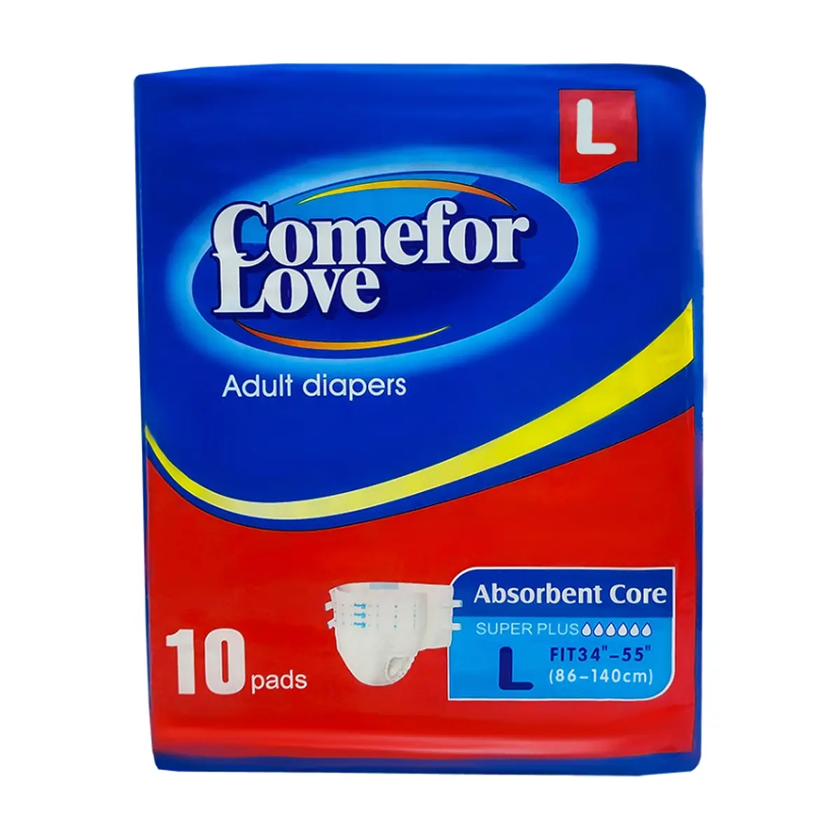 Pañales para adultos talla L Comefor Love (10 U)