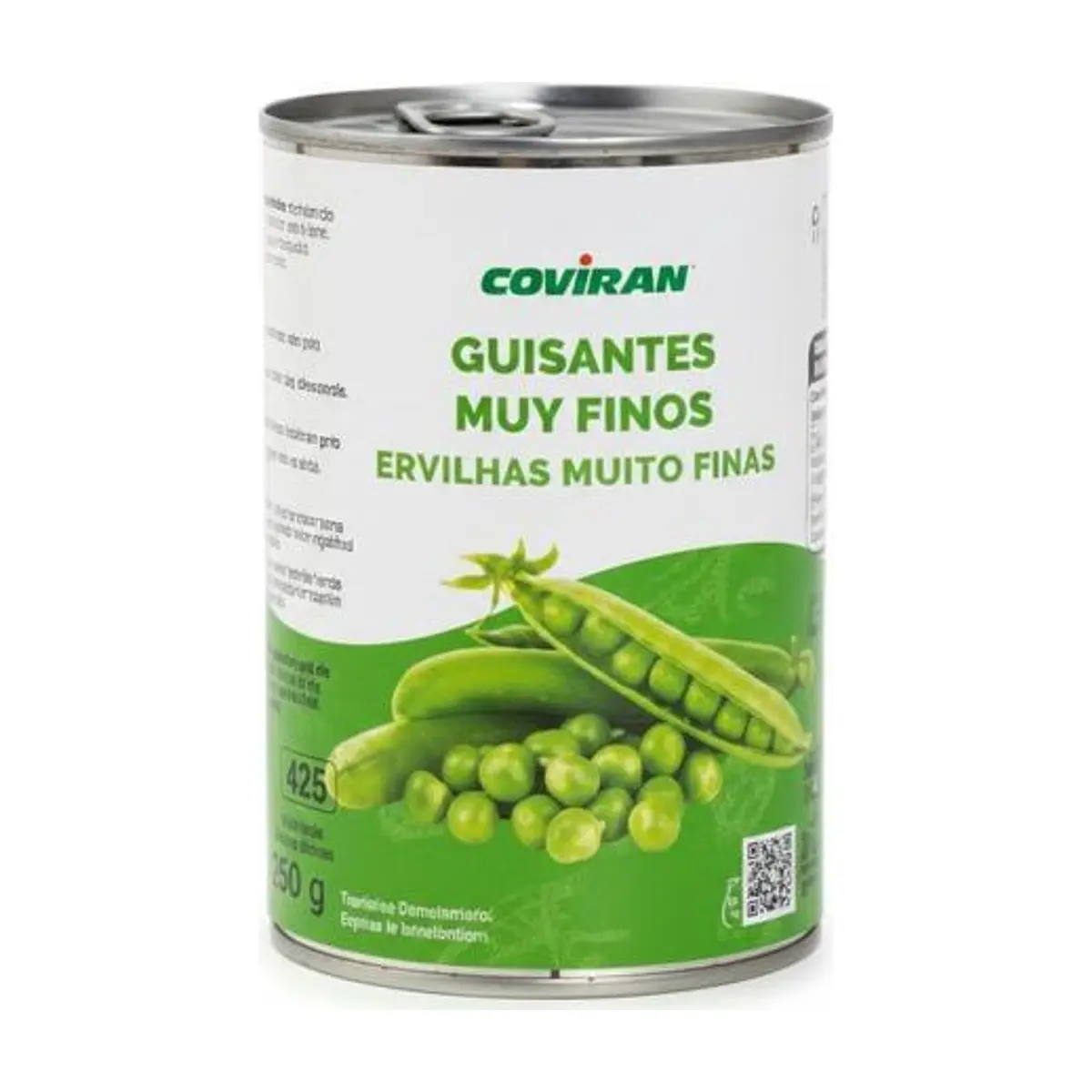Guisantes Muy Finos Calidad Extra (250 g) COVIRÁN