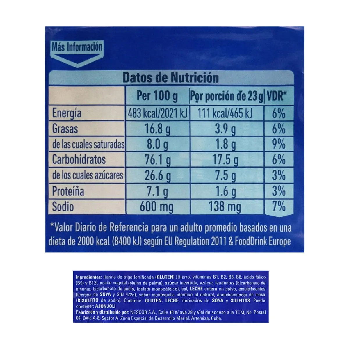 Galletas dulces Doré Saltinas Nestlé (207 g / 7.3 oz) - Thumbnail 3
