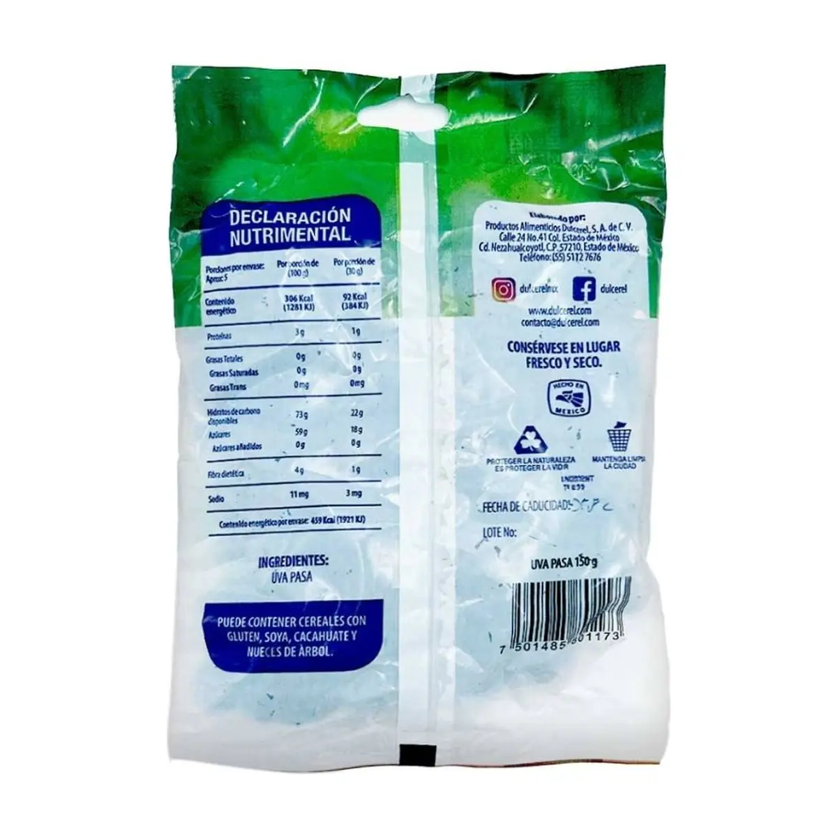 Uvas pasa productos selectos DUl Cerel (150 g / 5.2 oz) - Thumbnail 3