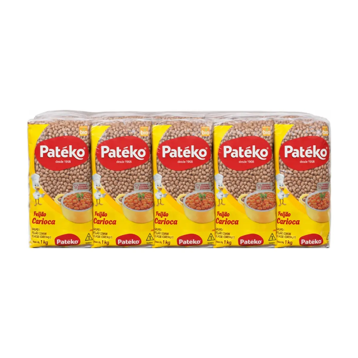 Frijoles pintos Patéko (10 x 1 kg / 2.2 lb)
