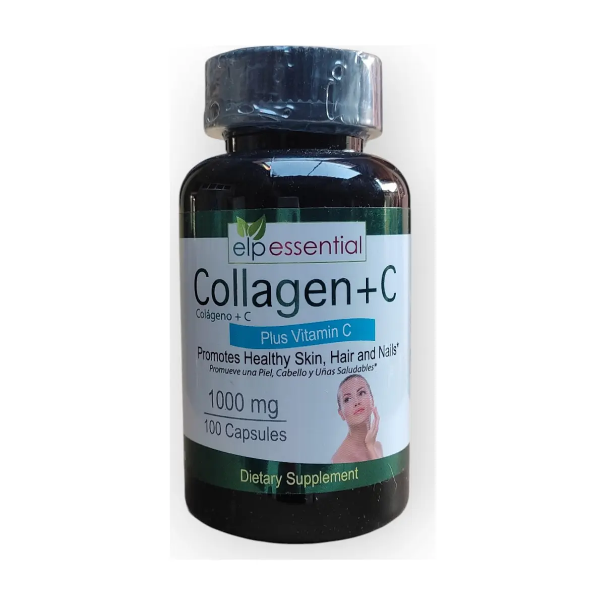 Colágeno + Vitamina C 1000 mg Elp Essential (100 cápsulas) - Thumbnail 2
